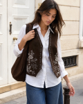 CONJ. BLUSA E COLETE