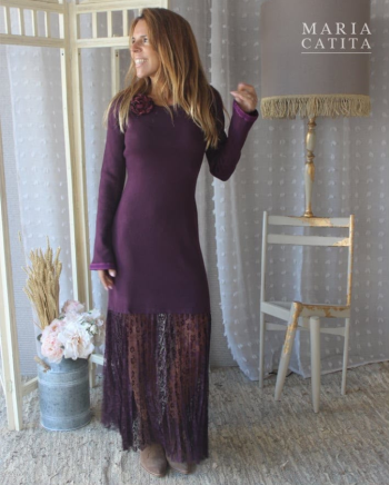 VESTIDO COM RENDA