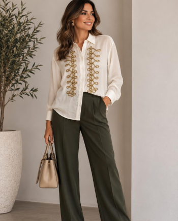 CAMISA BEGE MILITAR